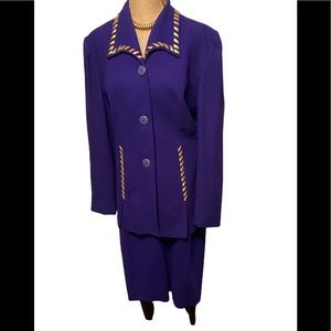 Alberto Makali 100% Wool 2-piece Skirt Suit